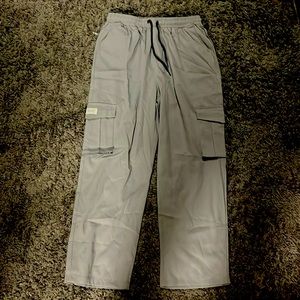 Mens Large Gray Cargo Pants
